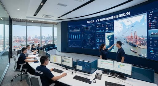 海事数字化指挥中心全景